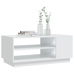 Tavolino da Salotto Bianco 102x55x43 cm in Truciolato cod mxl 19280