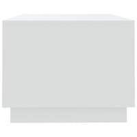 Tavolino da Salotto Bianco 102x55x43 cm in Truciolato cod mxl 19280