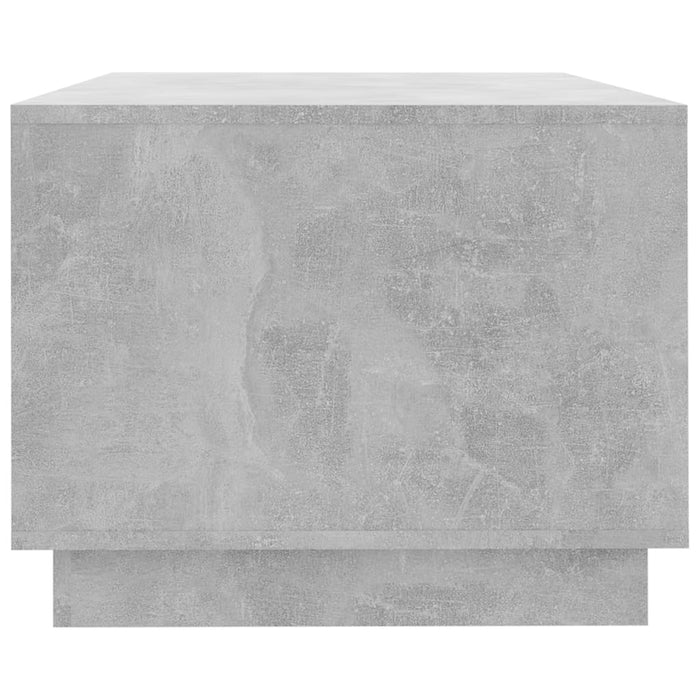 Tavolino da Salotto Grigio Cemento 102x55x43 cm in Truciolato 810284