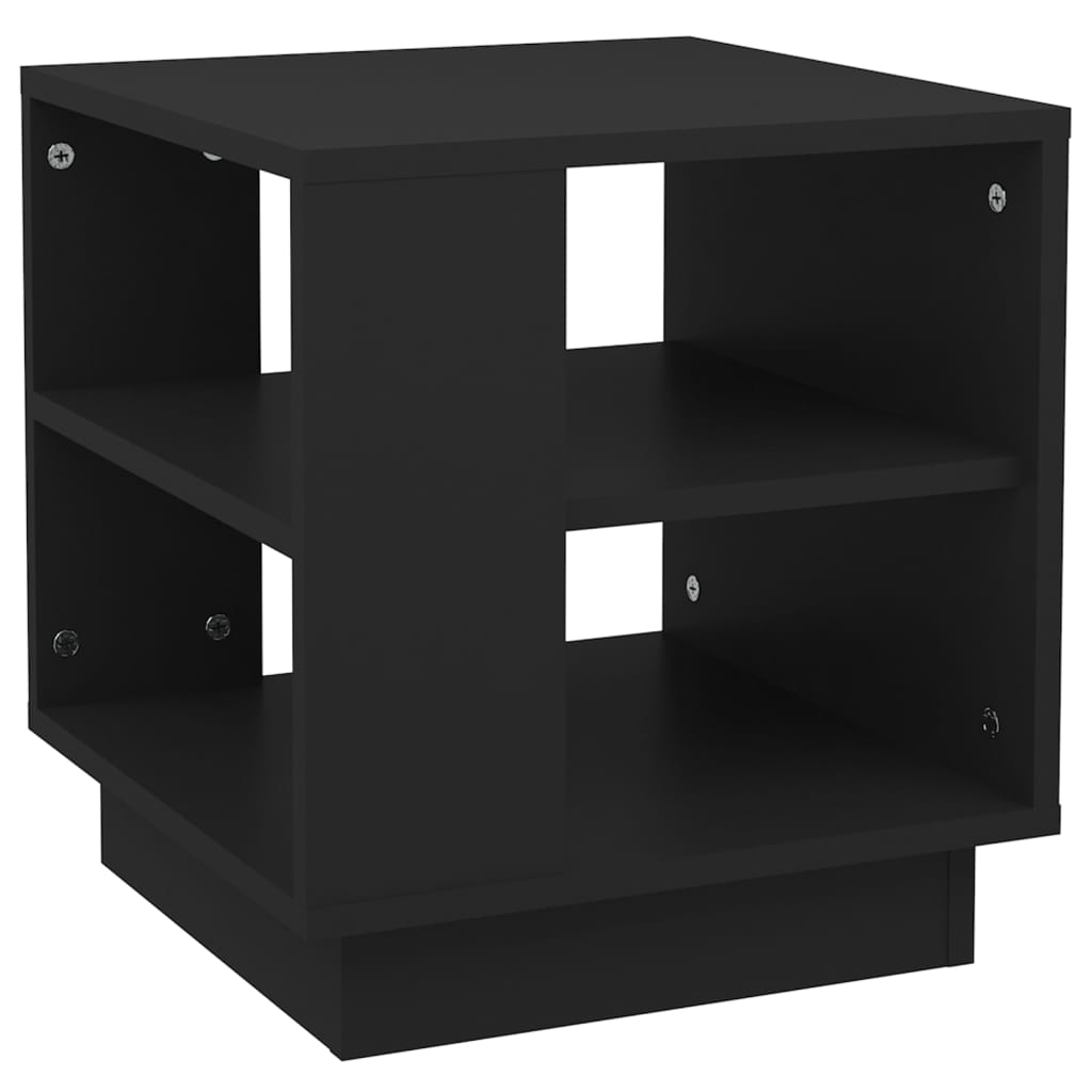 Tavolino da Salotto Nero 40x40x43 cm in Legno Multistrato cod mxl 7806