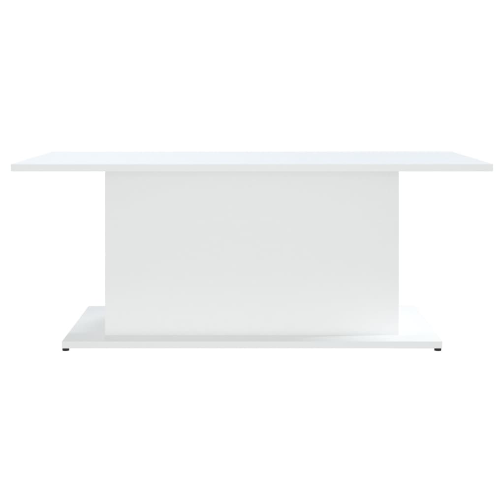 Tavolino da Salotto Bianco 102x55,5x40 cm in Truciolato 810307