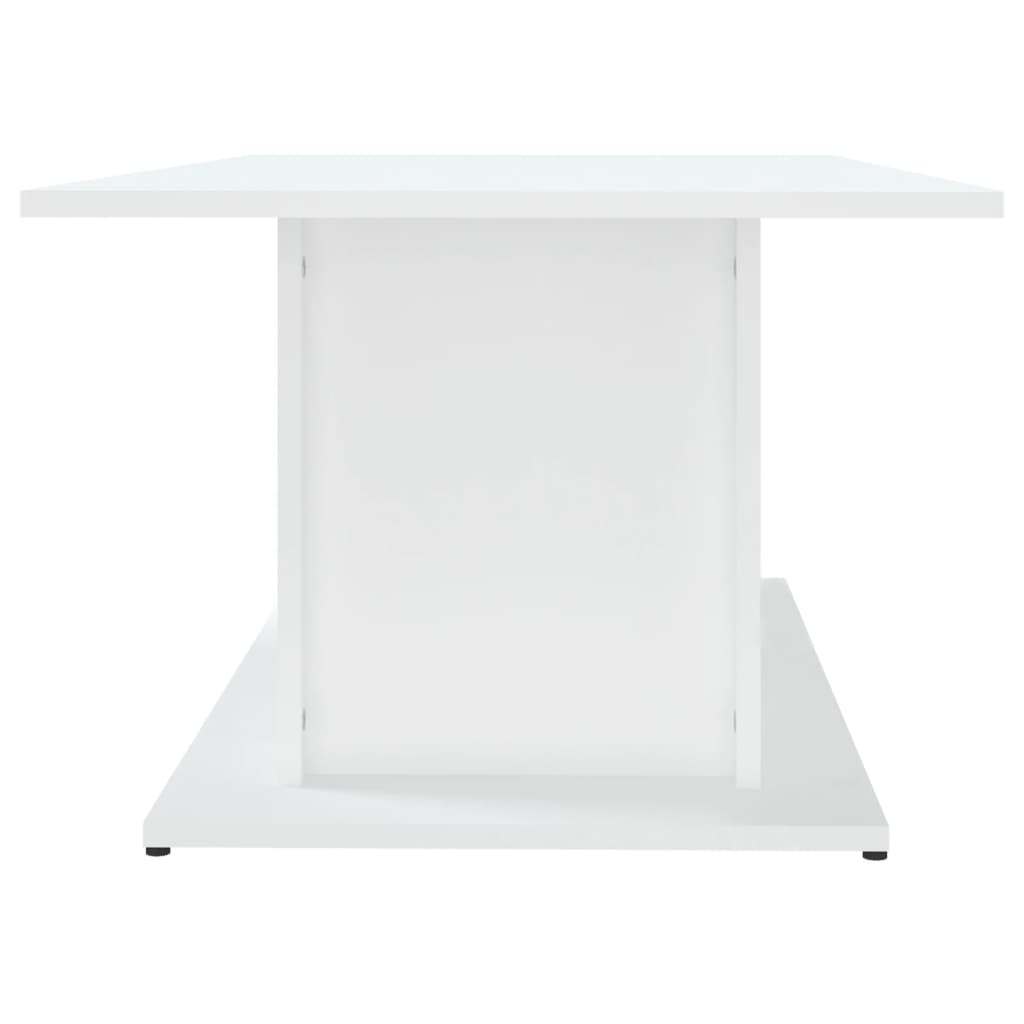 Tavolino da Salotto Bianco 102x55,5x40 cm in Truciolato 810307