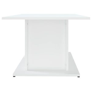Tavolino da Salotto Bianco 102x55,5x40 cm in Truciolato 810307