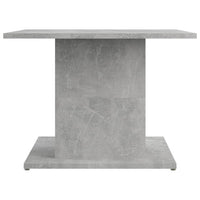 Tavolino da Salotto Grigio Cemento 55,5x55,5x40cm in Truciolato 810320
