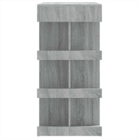 Tavolo Bar con Ripiano Grigio Sonoma 100x50x101,5 cm 812961