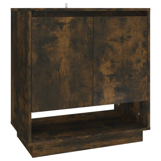 Credenza-Buffet-Armadio da cucina Rovere Fumo 70x41x75 cm in Truciolato
