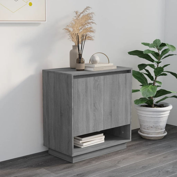 Credenza Grigio Sonoma 70x41x75 cm in Truciolato 812991