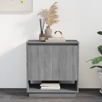 Credenza Grigio Sonoma 70x41x75 cm in Truciolato 812991