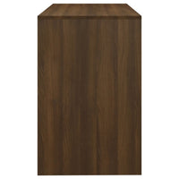 Scrivania Rovere Marrone 101x50x76,5 cm in Truciolato 812998