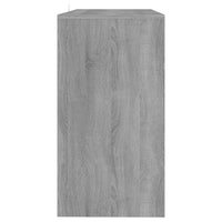 Tavolo Consolle Grigio Sonoma 89x41x76,5 cm in Acciaio 813000