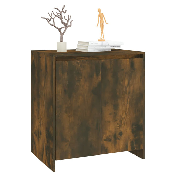 Credenza Rovere Fumo 70x41x75 cm in Legno Multistrato 813002