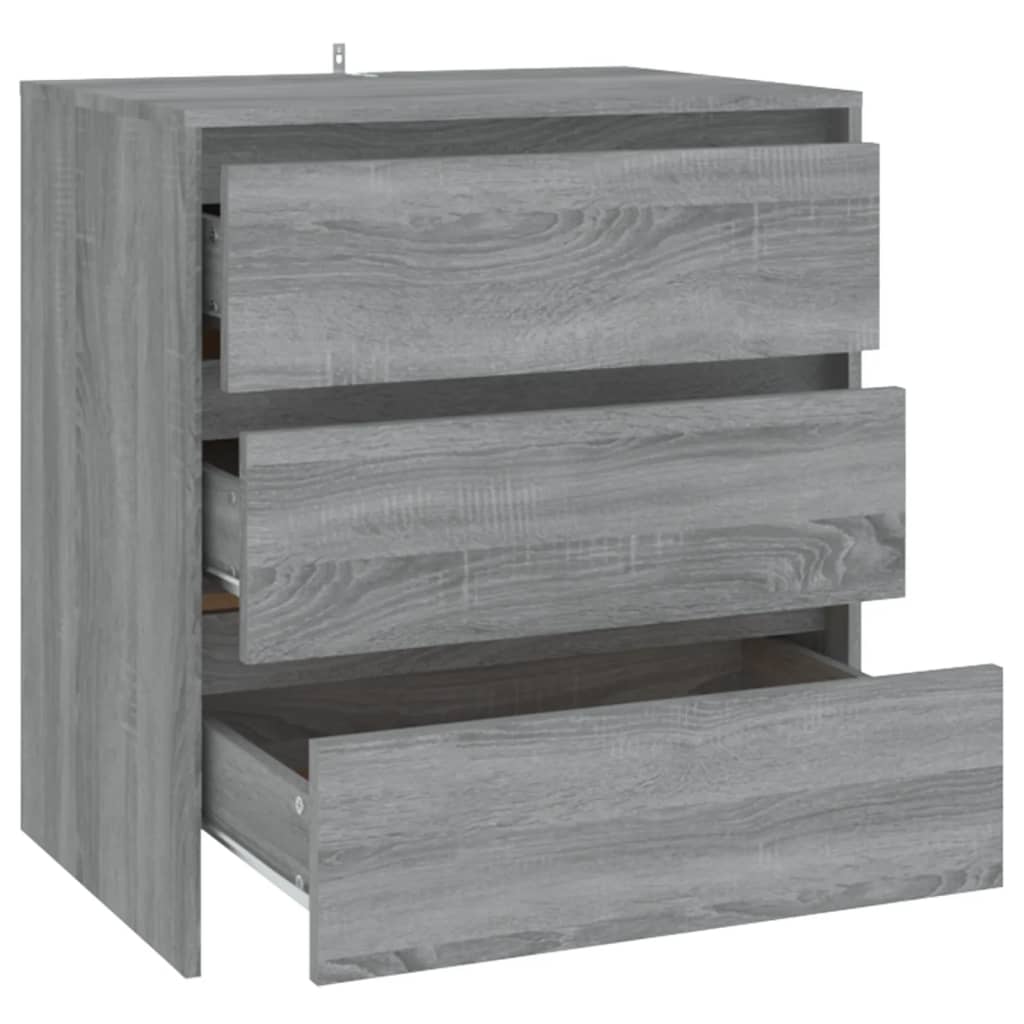 Credenza Grigio Sonoma 70x41x75 cm in Truciolato 813006