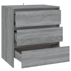 Credenza Grigio Sonoma 70x41x75 cm in Truciolato 813006