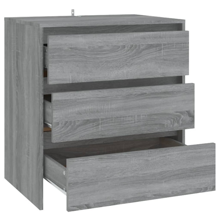 Credenza Grigio Sonoma 70x41x75 cm in Truciolato 813006