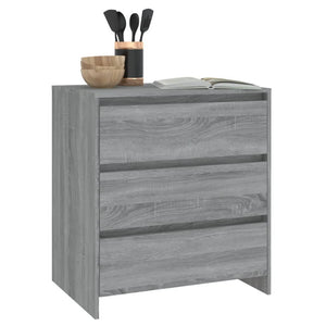 Credenza Grigio Sonoma 70x41x75 cm in Truciolato 813006