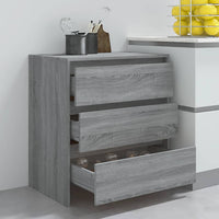 Credenza Grigio Sonoma 70x41x75 cm in Truciolato 813006
