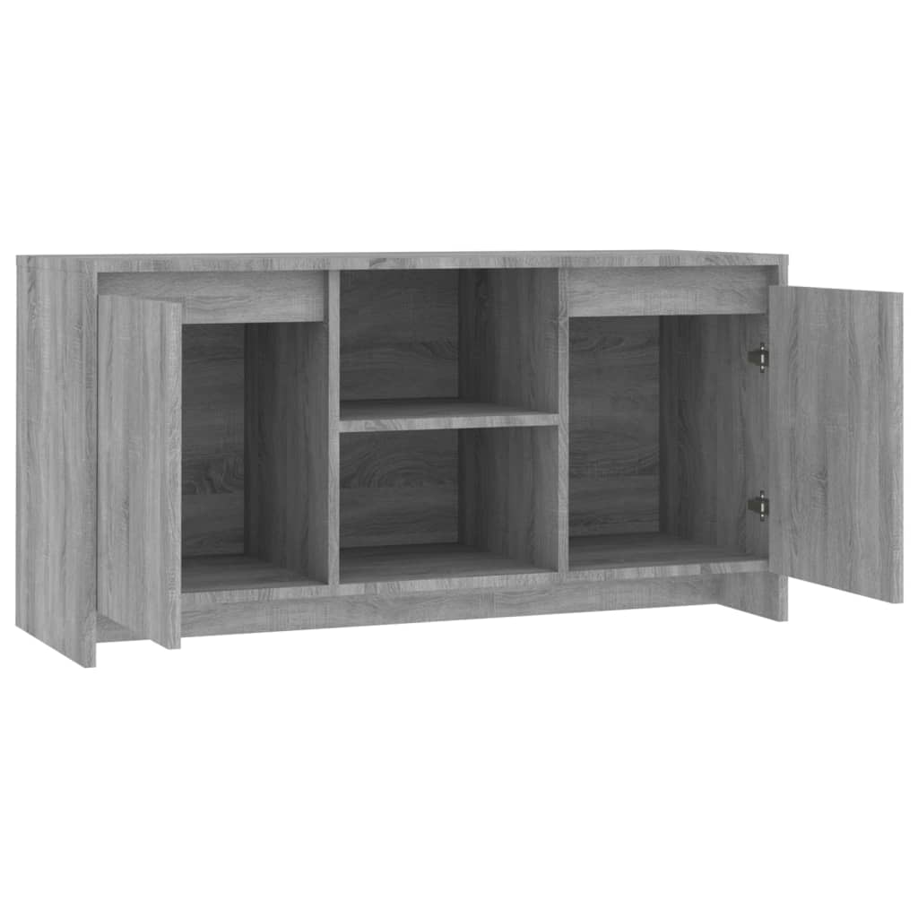 Mobile Porta TV Grigio Sonoma 102x37,5x52,5 cm in Truciolato 813021
