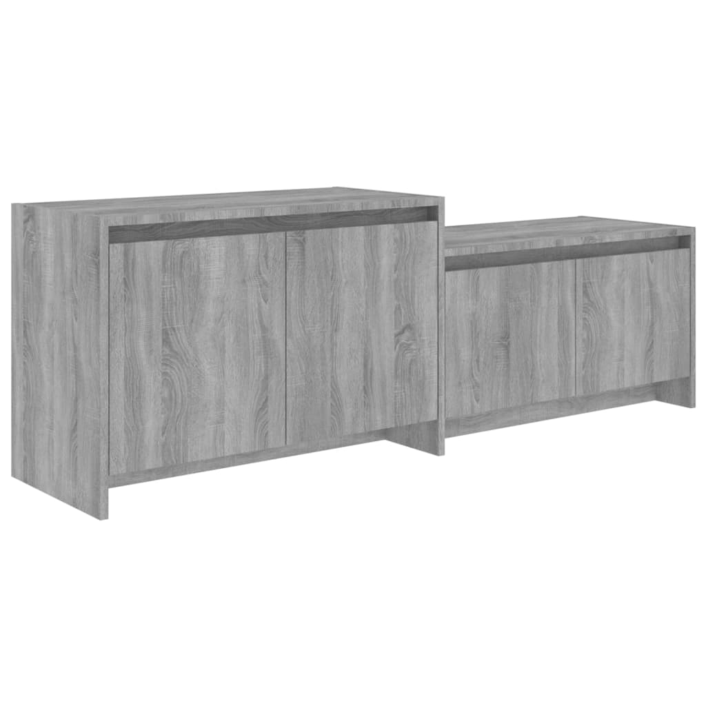Mobile TV-Credenza TV-Console TV Grigio Sonoma 146,5x35x50 cm in Truciolato