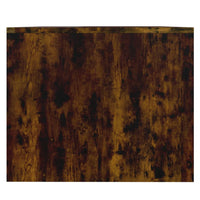 Tavolino da Salotto Rovere Fumo 90x50x41,5 cm in Truciolato 813029