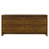 Tavolino da Salotto Rovere Marrone 90x50x41,5 cm in Truciolato 813031