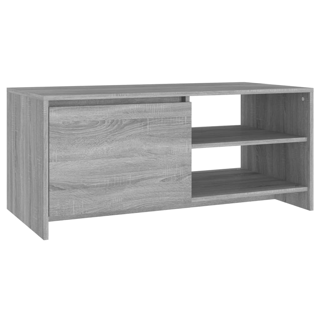Tavolino da Salotto Grigio Sonoma 102x50x45cm Legno Multistrato 813033