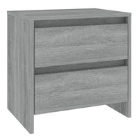 Comodino Grigio Sonoma 45x34,5x44,5 cm in Truciolato cod mxl 31277