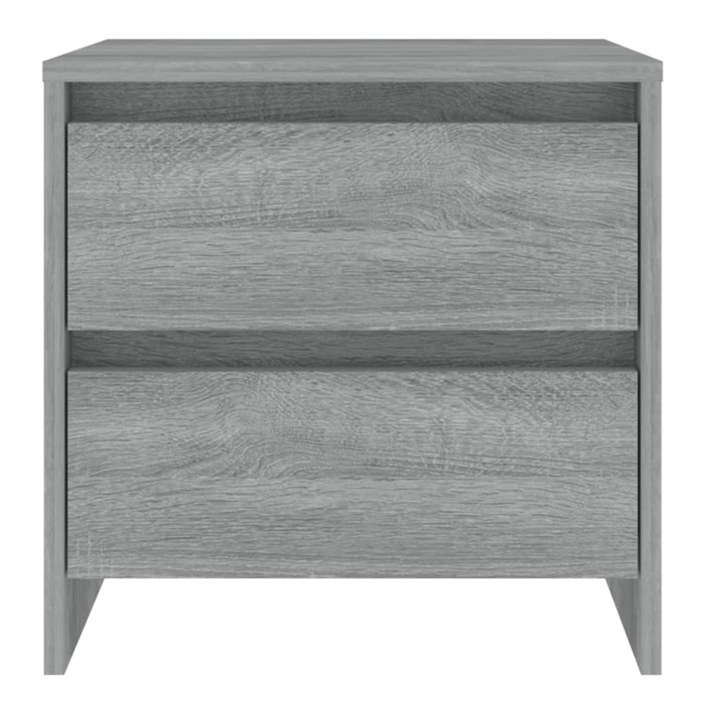 Comodino Grigio Sonoma 45x34,5x44,5 cm in Truciolato cod mxl 31277