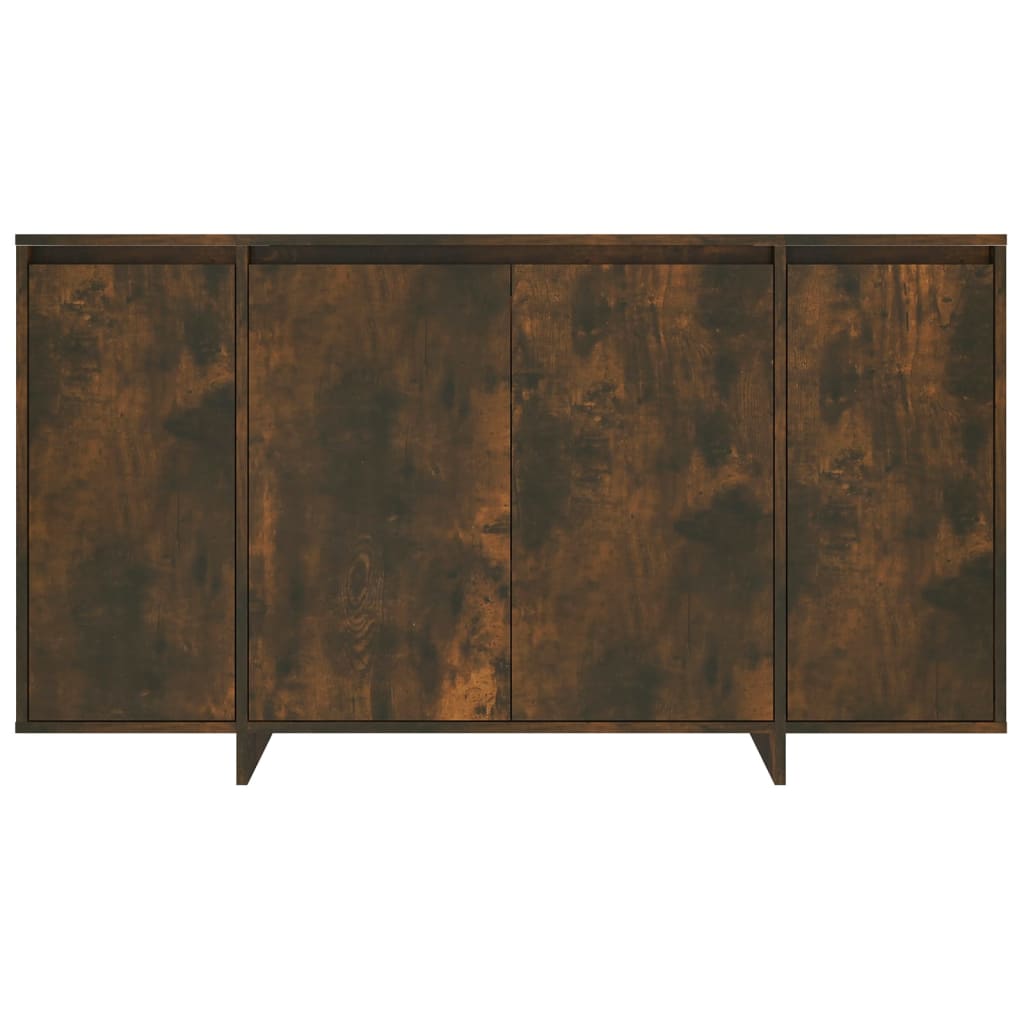 Credenza-Buffet-Armadio da cucina Rovere Fumo 135x41x75 cm in Truciolato
