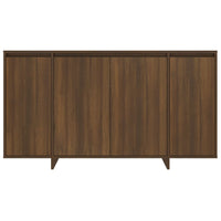 Credenza Rovere Marrone 135x41x75 cm in Truciolato 813058