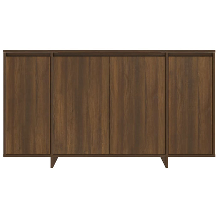 Credenza Rovere Marrone 135x41x75 cm in Truciolato 813058
