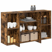 Credenza Rovere Fumo 120x30x75 cm in Truciolato cod mxl 13073