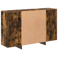 Credenza Rovere Fumo 120x30x75 cm in Truciolato cod mxl 13073
