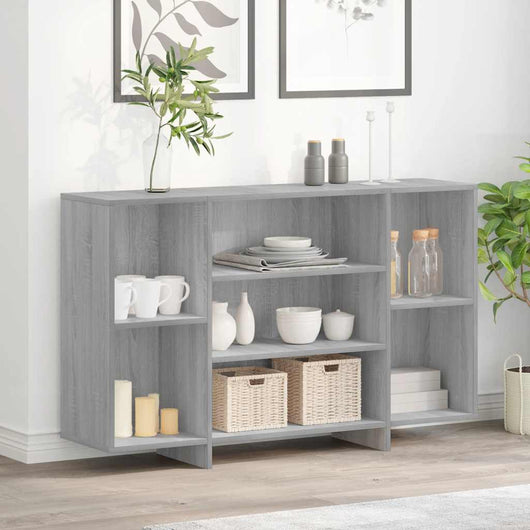 Credenza-Buffet-Armadio da cucina Grigio Sonoma 120x30x75 cm in Truciolato