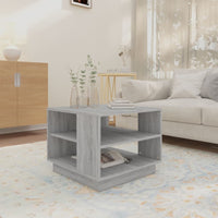 Tavolino da Salotto Grigio Sonoma 55x55x43 cm in Truciolato cod mxl 25149