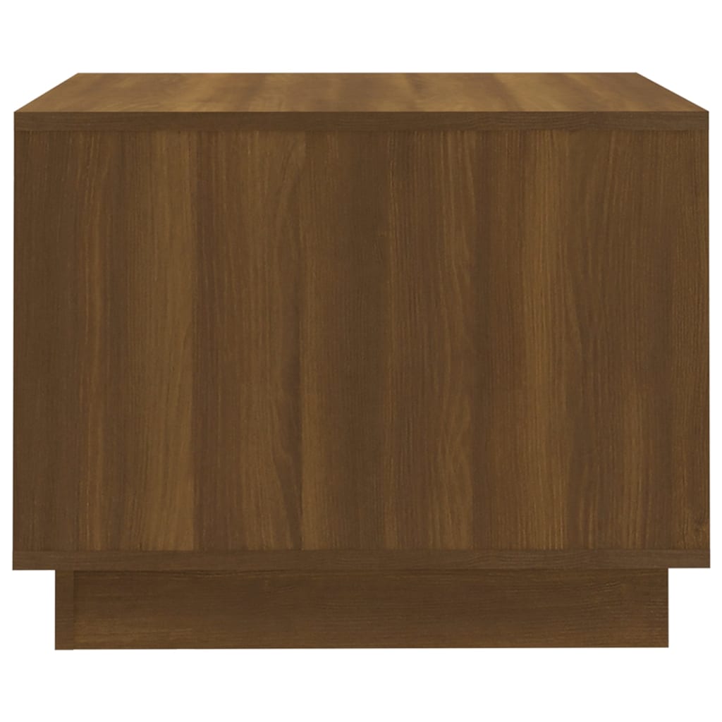Tavolino da Salotto Rovere Marrone 55x55x43 cm in Truciolato