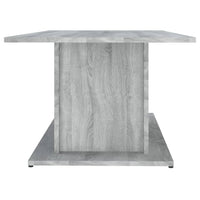 Tavolino da Salotto Grigio Sonoma 102x55,5x40 cm in Truciolato 813093