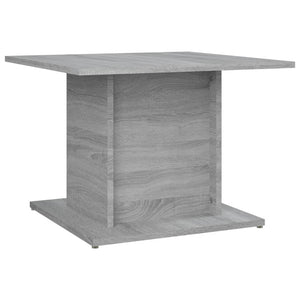 Tavolino da Salotto-Tavolino da soggiorno Grigio Sonoma 55,5x55,5x40 cm in Truciolato