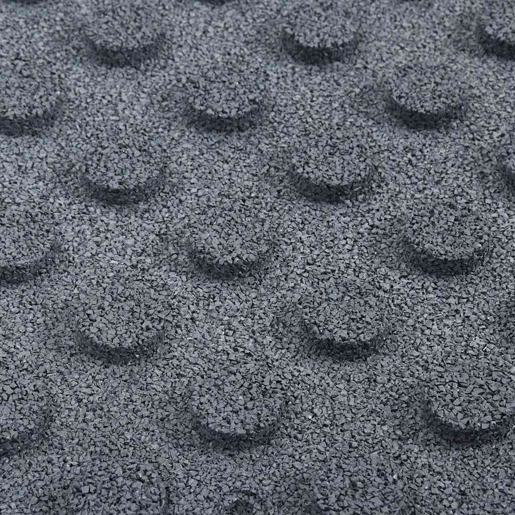 Piastrelle Anticaduta 18 pz in Gomma 50x50x3 cm Grigie
