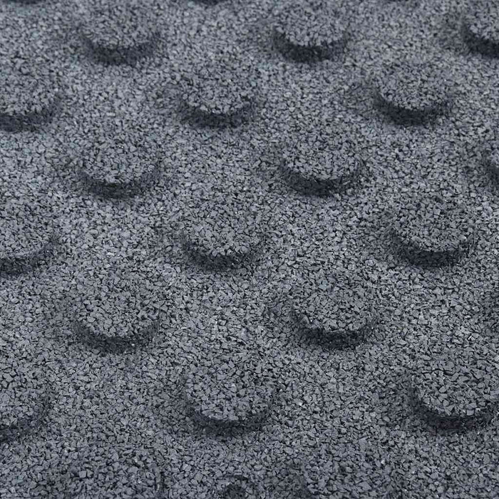 Piastrelle Anticaduta 18 pz in Gomma 50x50x3 cm Grigie