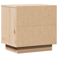 Comodino 40x30x40 cm in Legno Massello di Pino cod mxl 31219