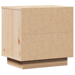 Comodino 40x30x40 cm in Legno Massello di Pino cod mxl 31219