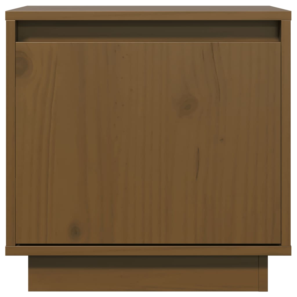 Comodini 2 pz Ambra 40x30x40 cm in Legno Massello di Pino 813312