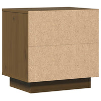 Comodini 2 pz Ambra 40x30x40 cm in Legno Massello di Pino 813312