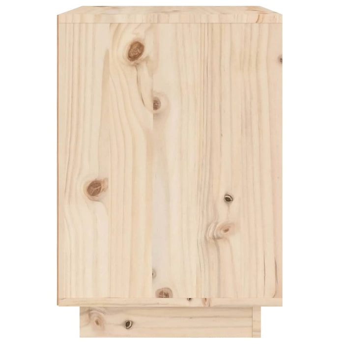 Comodini 2 pz 40x35x50 cm in Legno Massello di Pino cod mxl 31166