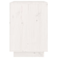 Comodini 2 pz Bianchi 40x35x50 cm in Legno Massello di Pino cod mxl 52732