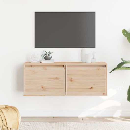 Pensili 2 pz 45x30x35 cm in Legno Massello di Pino 813436