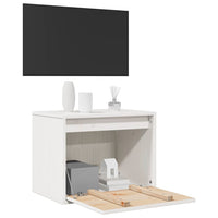 Pensile Bianco 45x30x35 cm in Legno Massello di Pino cod mxl 33321