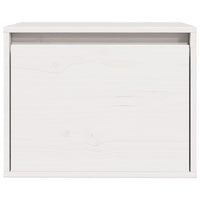 Pensile Bianco 45x30x35 cm in Legno Massello di Pino cod mxl 33321