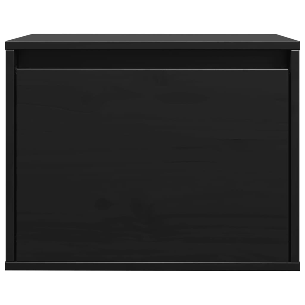 Pensile Nero 45x30x35 cm in Legno Massello di Pino cod mxl 33169