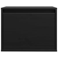 Pensile Nero 45x30x35 cm in Legno Massello di Pino cod mxl 33169